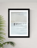 East End Prints beachy landscape framed art (British brand)