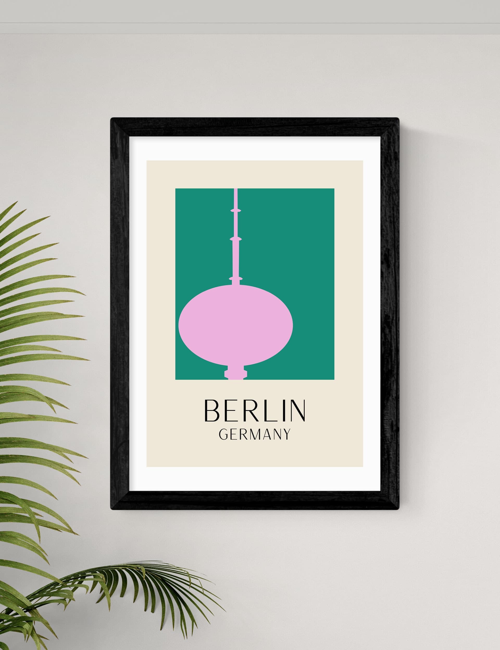 East End Prints Berlin Television Tower framed art, imported from the UK