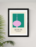 East End Prints Berlin Television Tower framed art, imported from the UK
