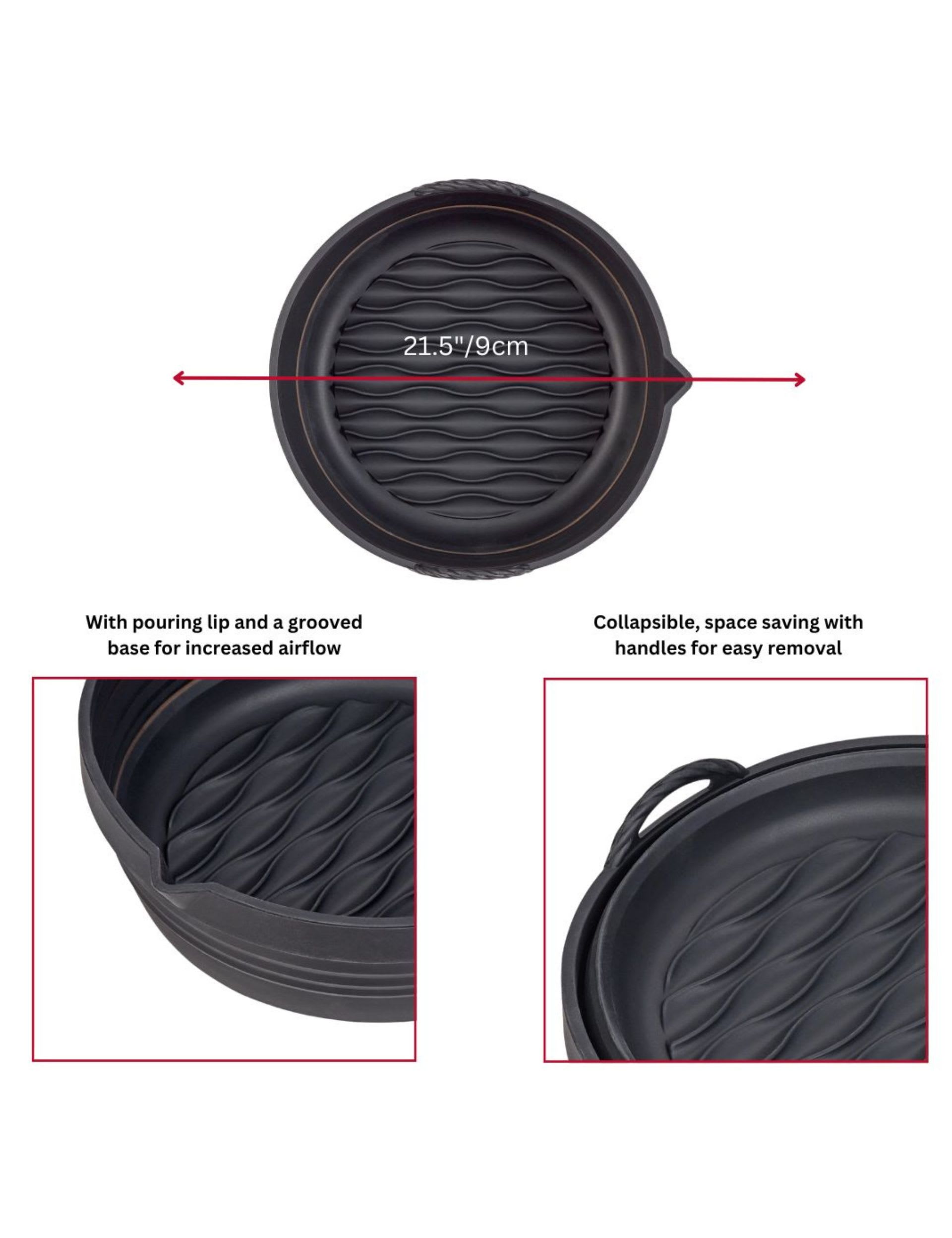Tala air fryer liners set of 2 22cm - British product