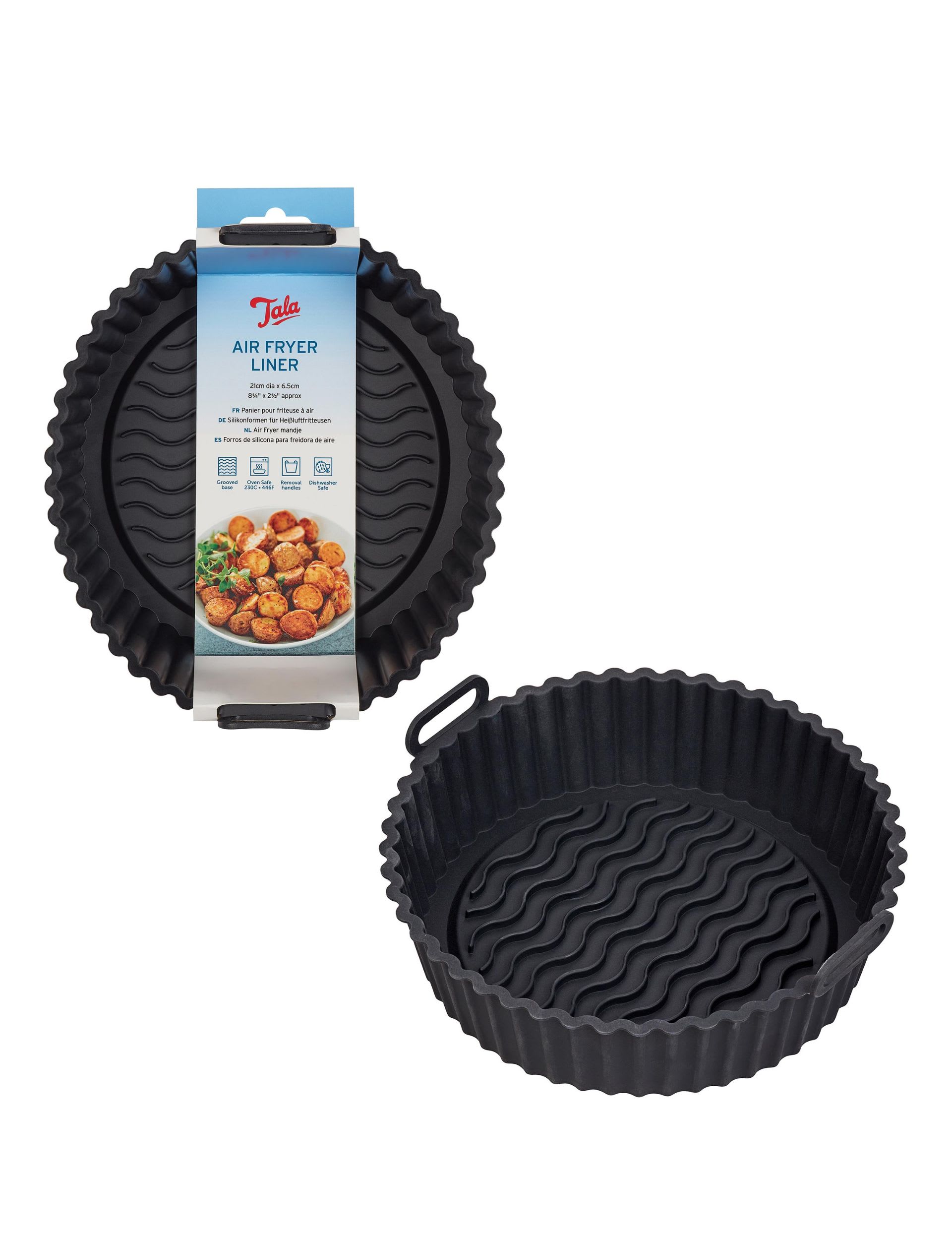 Tala silicone air fryer liners set of 2 21cm, UK version