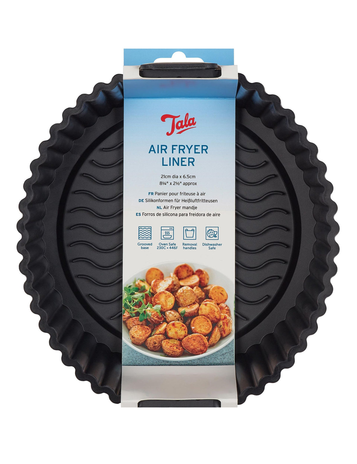 Tala silicone air fryer liners set of 2 21cm, UK version