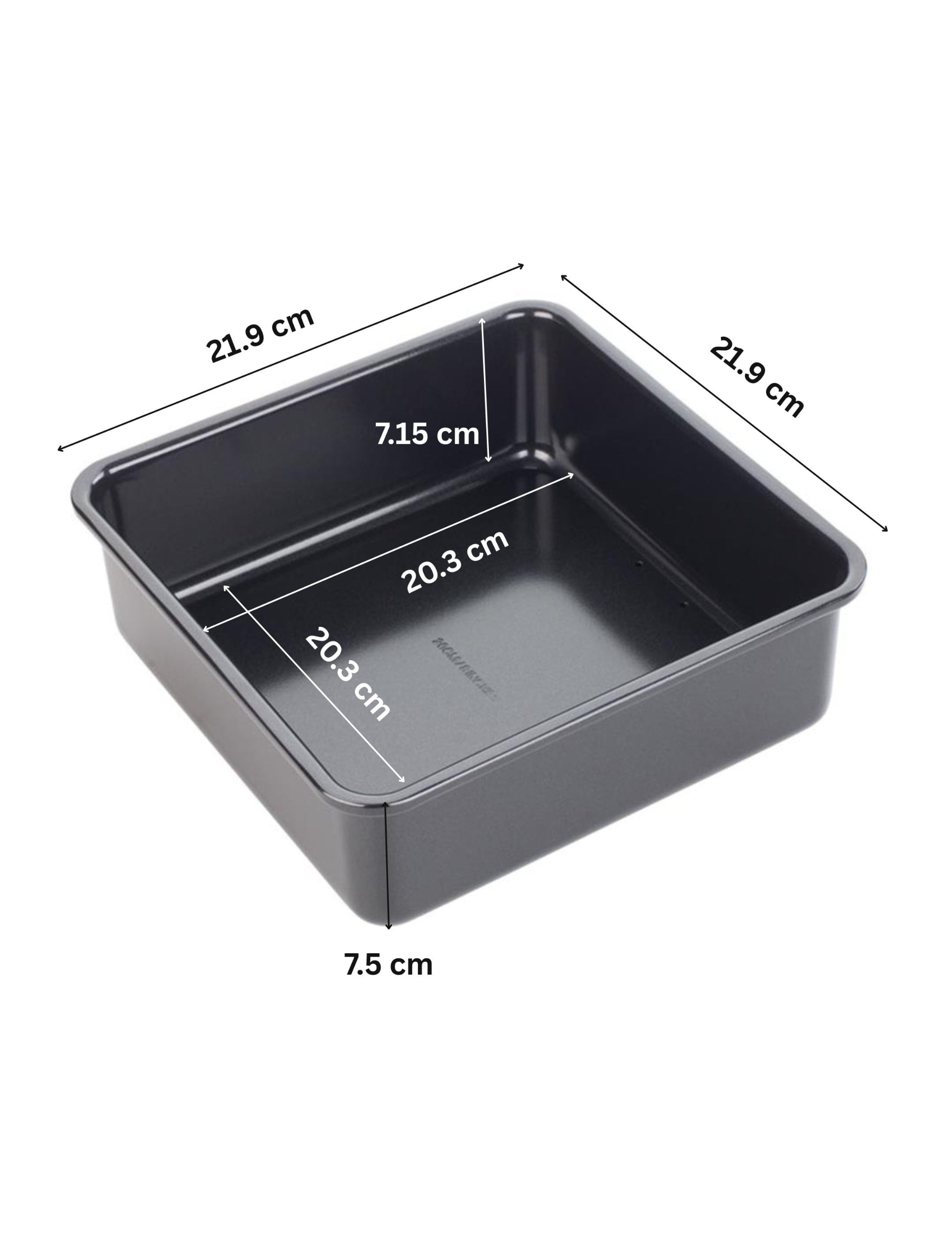 Tala carbon steel square cake tin 20cm (British brand)