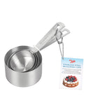 Tala 4-piece stainless steel measuring cups set, UK version