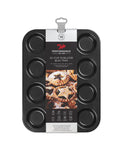 Tala shallow 12 cup carbon steel bun tin (British brand)