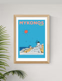 East End Prints Mykonos Greece Framed Art