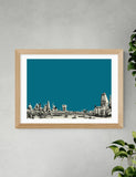 East End Prints North & South Framed Art Print