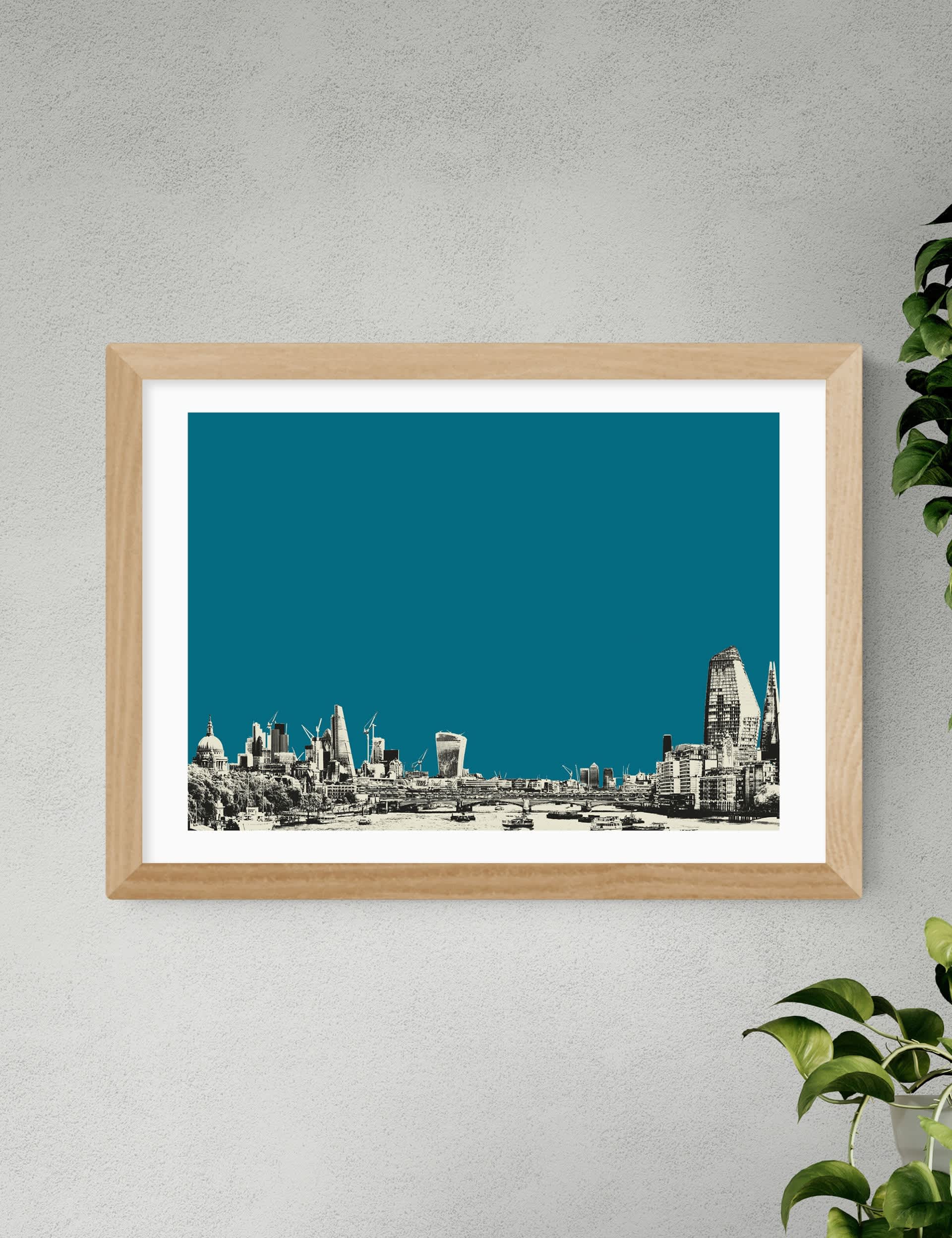 East End Prints North & South Framed Art Print