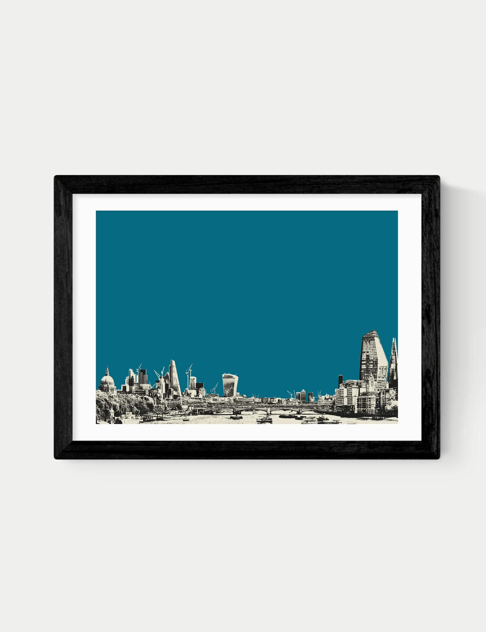 East End Prints North & South framed art print landscape - British product