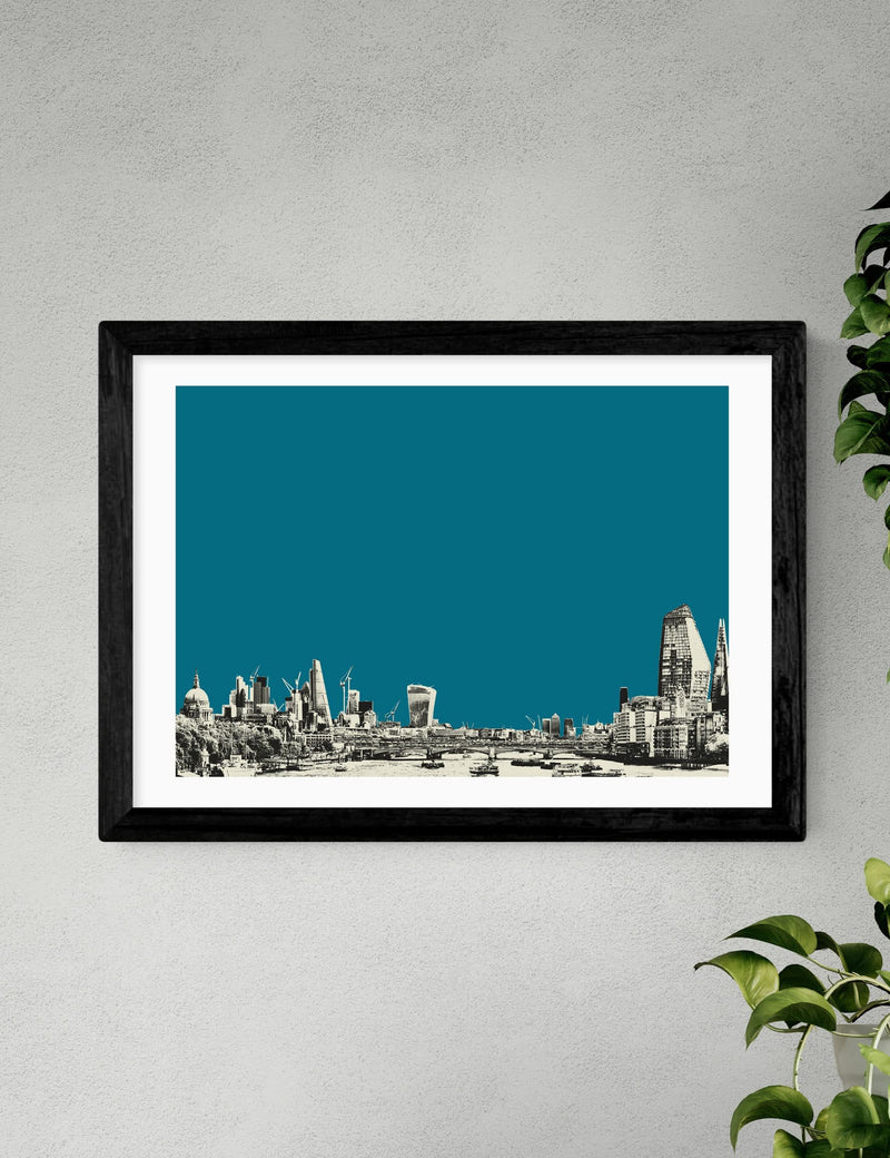 East End Prints North & South Framed Art Print