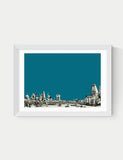 East End Prints North & South framed art print landscape - British product