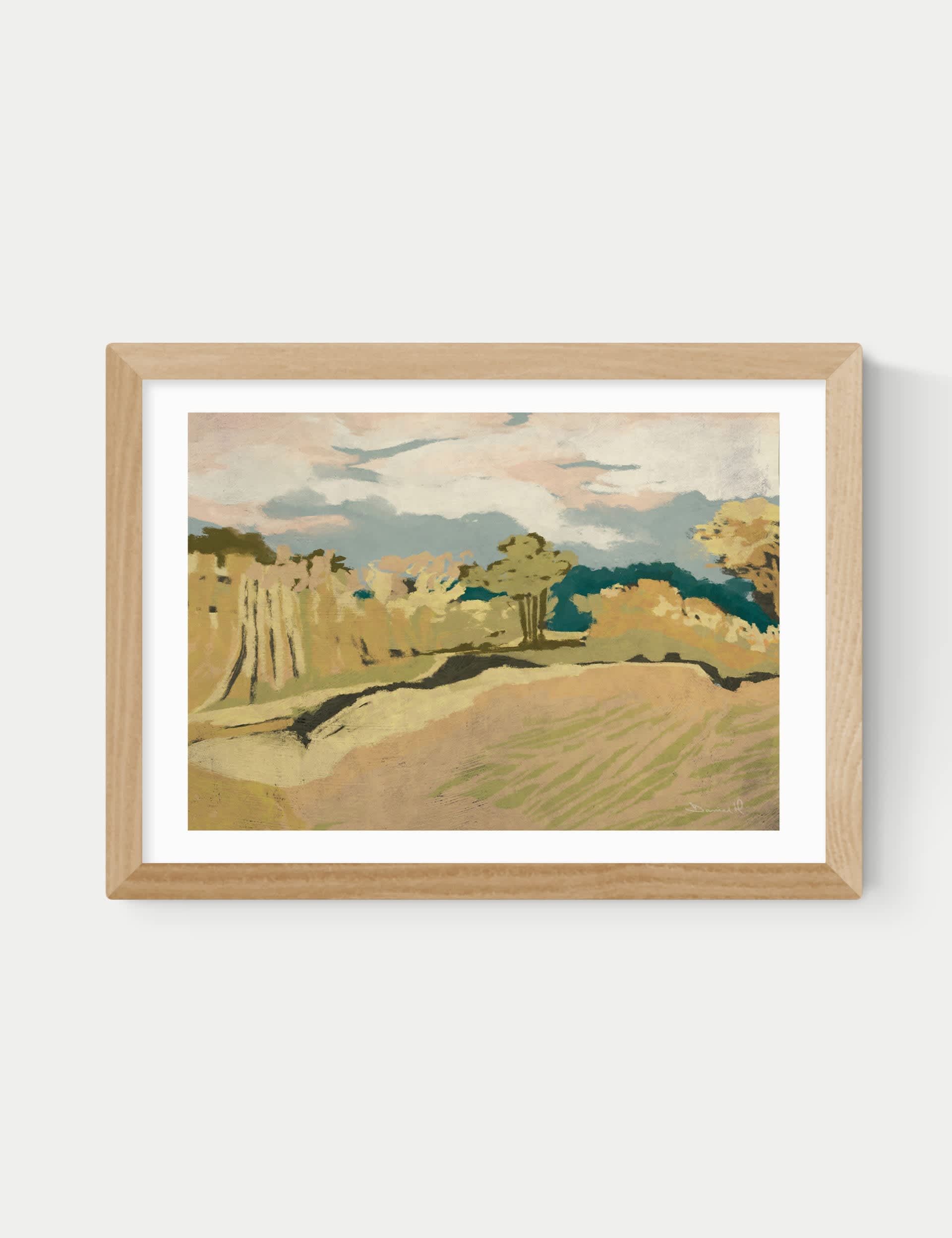 East End Prints Cornwall Light Framed Art Print