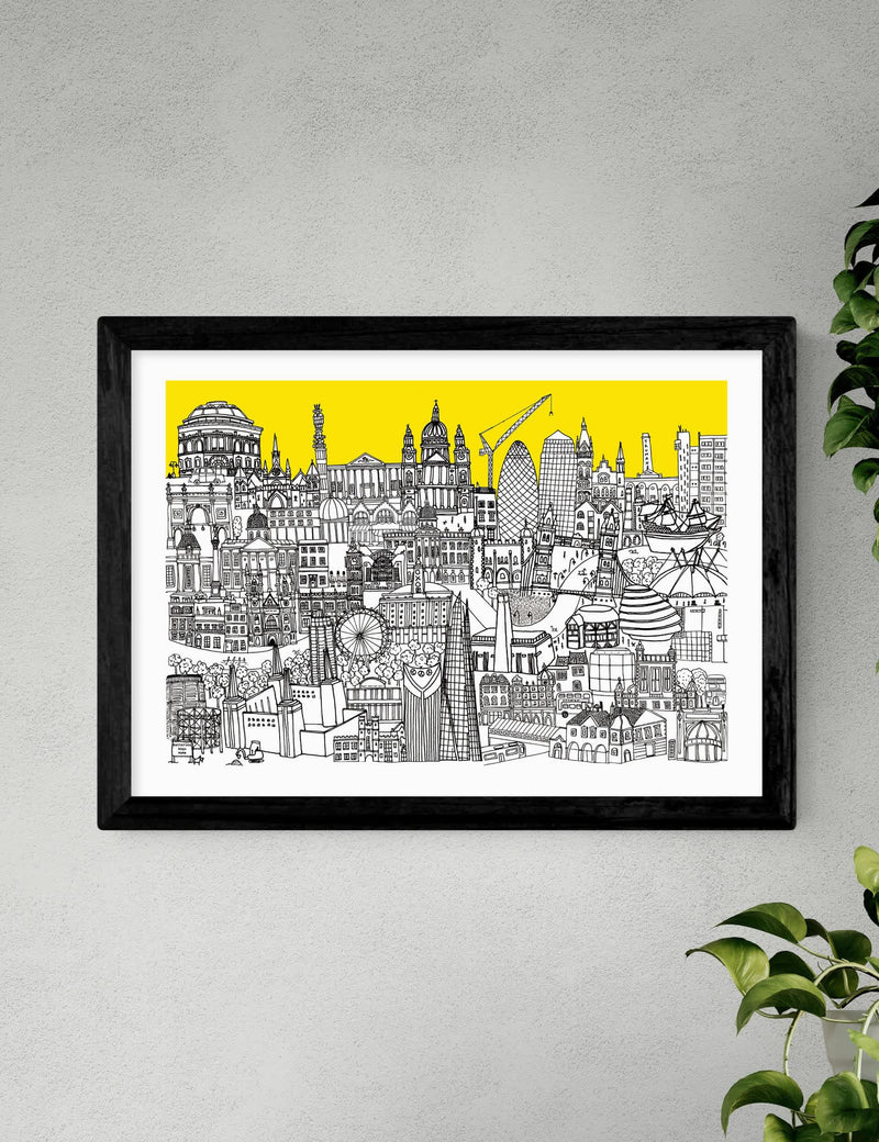 East End Prints London Jungle Framed Art Print