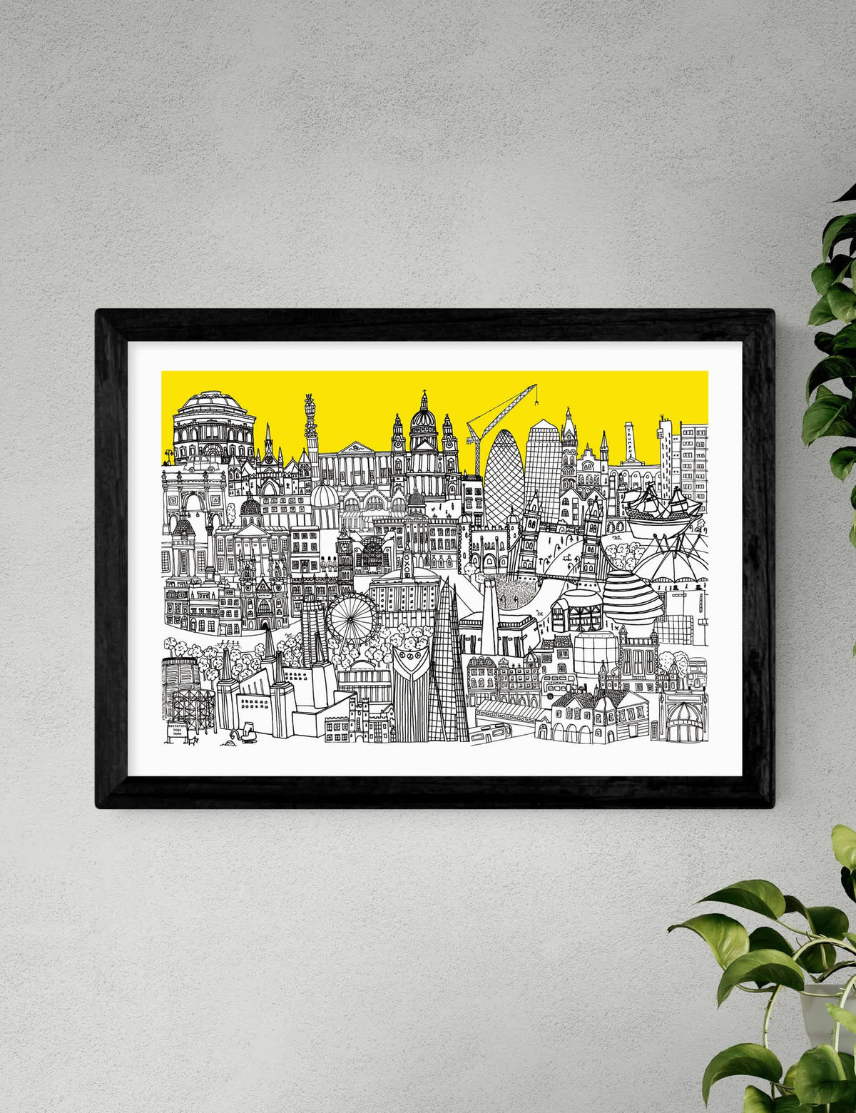 East End Prints London Jungle Framed Art Print