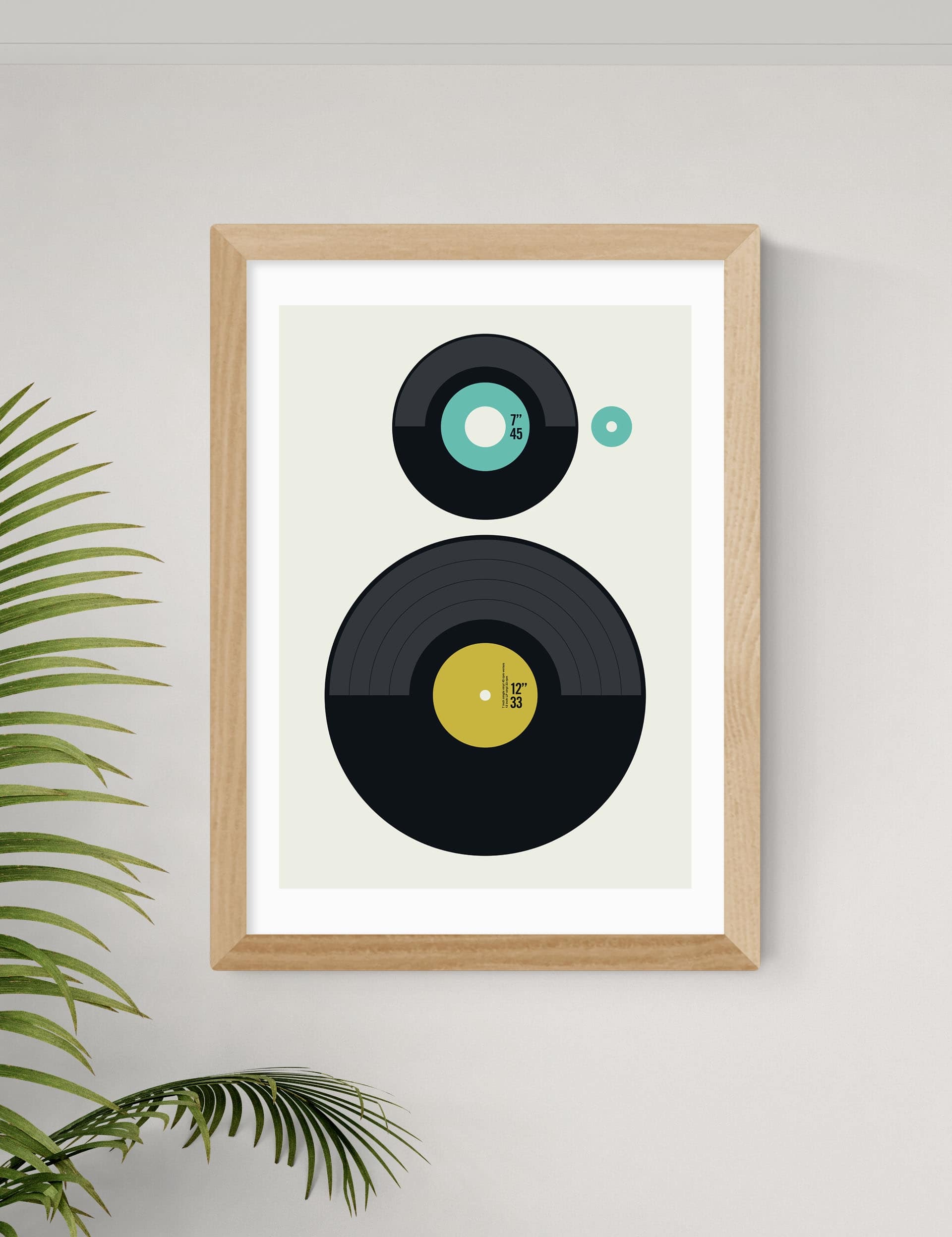 East End Prints LPvsEP Framed Art Print