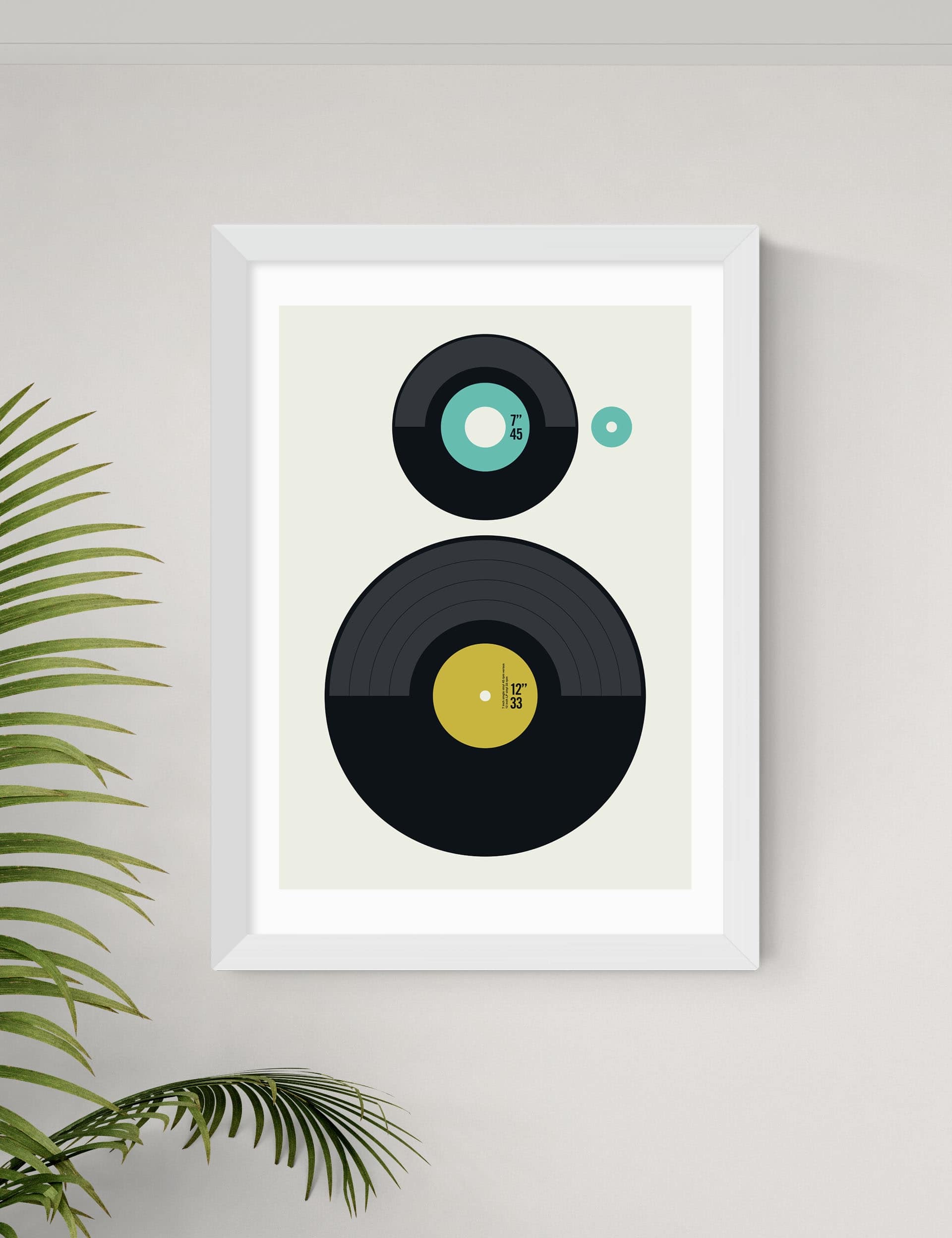 East End Prints LPvsEP Framed Art Print