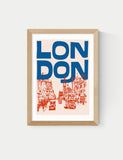 East End Prints London City Framed Art Print
