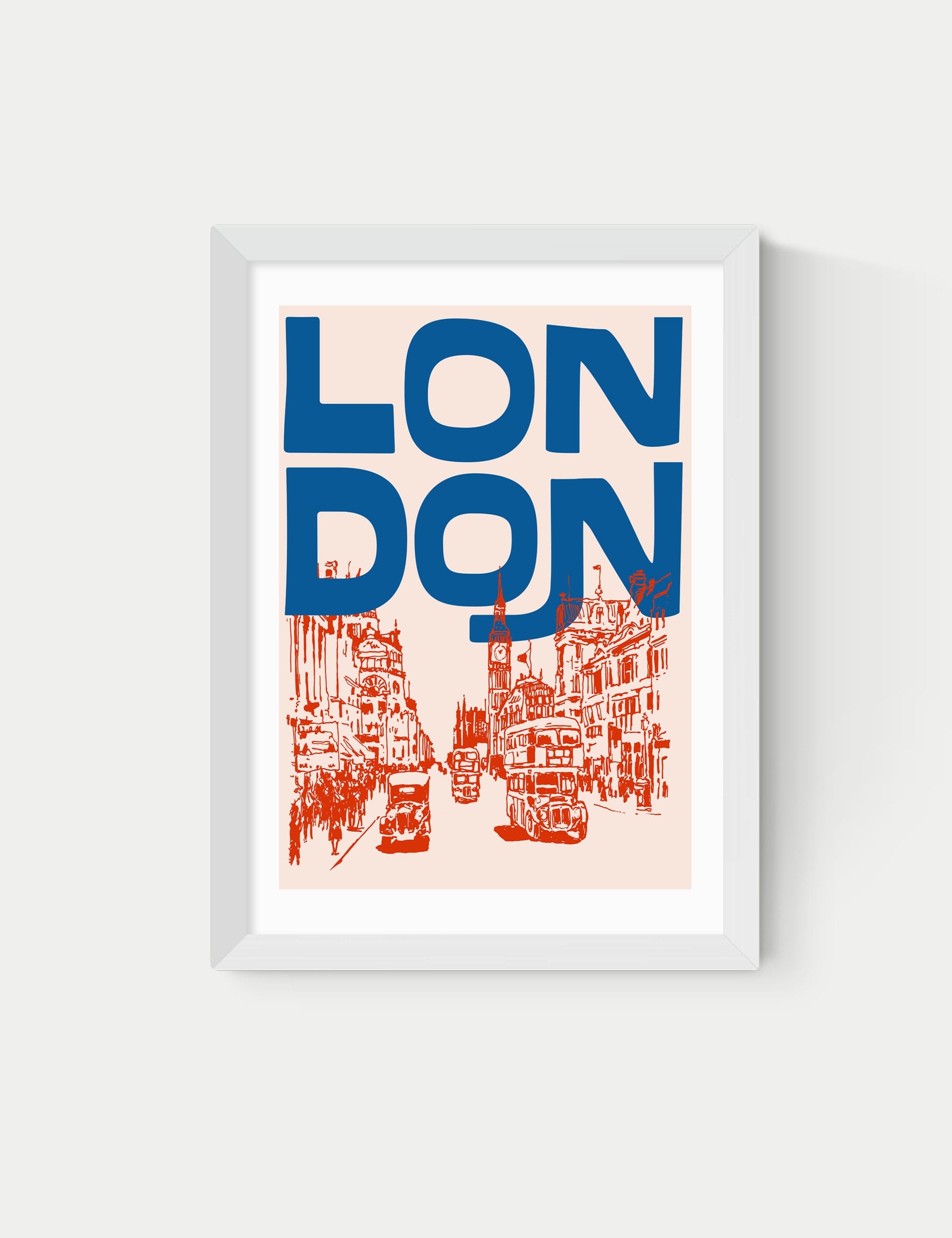 East End Prints London City Framed Art Print