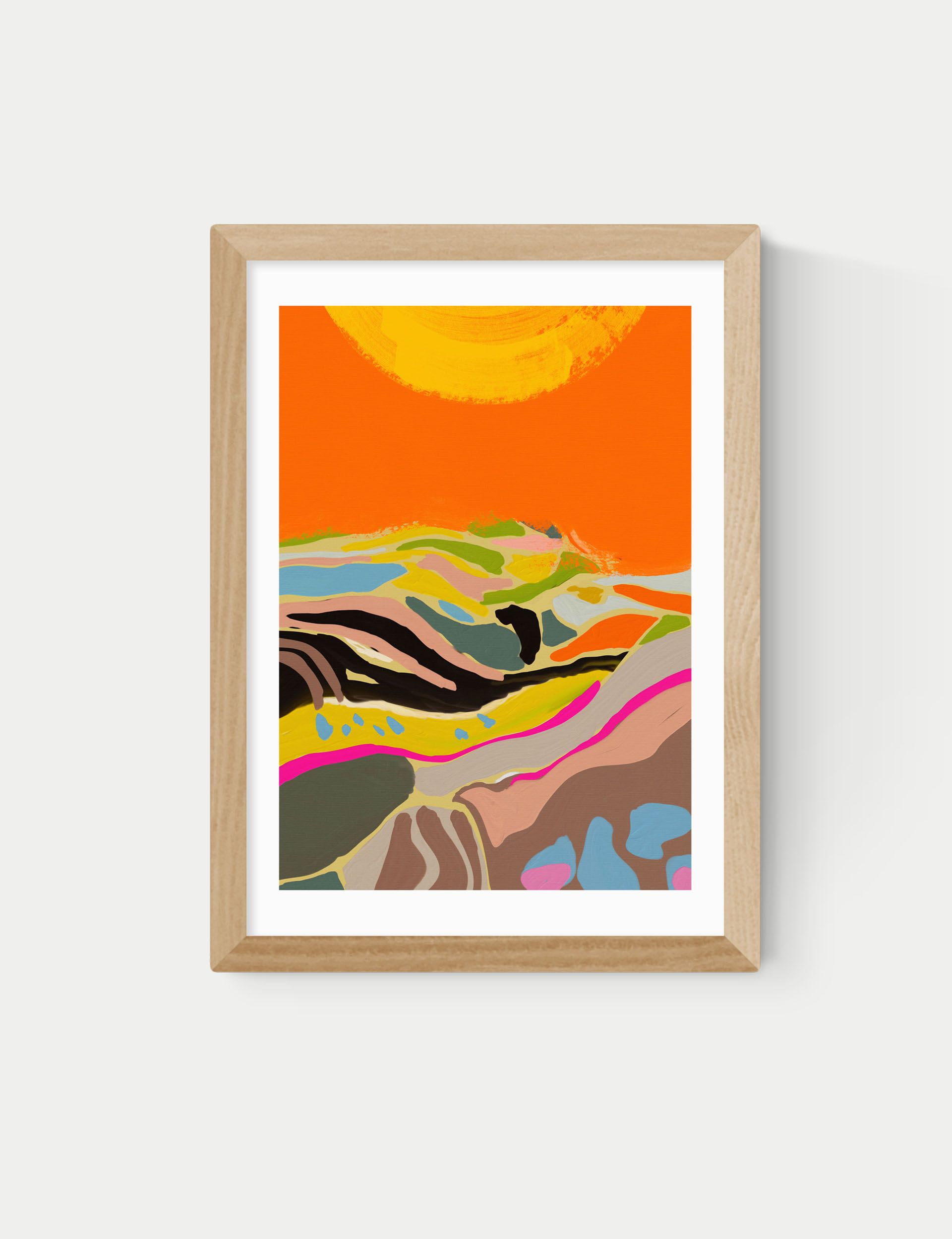 East End Prints Sunny Hills Framed Art Print