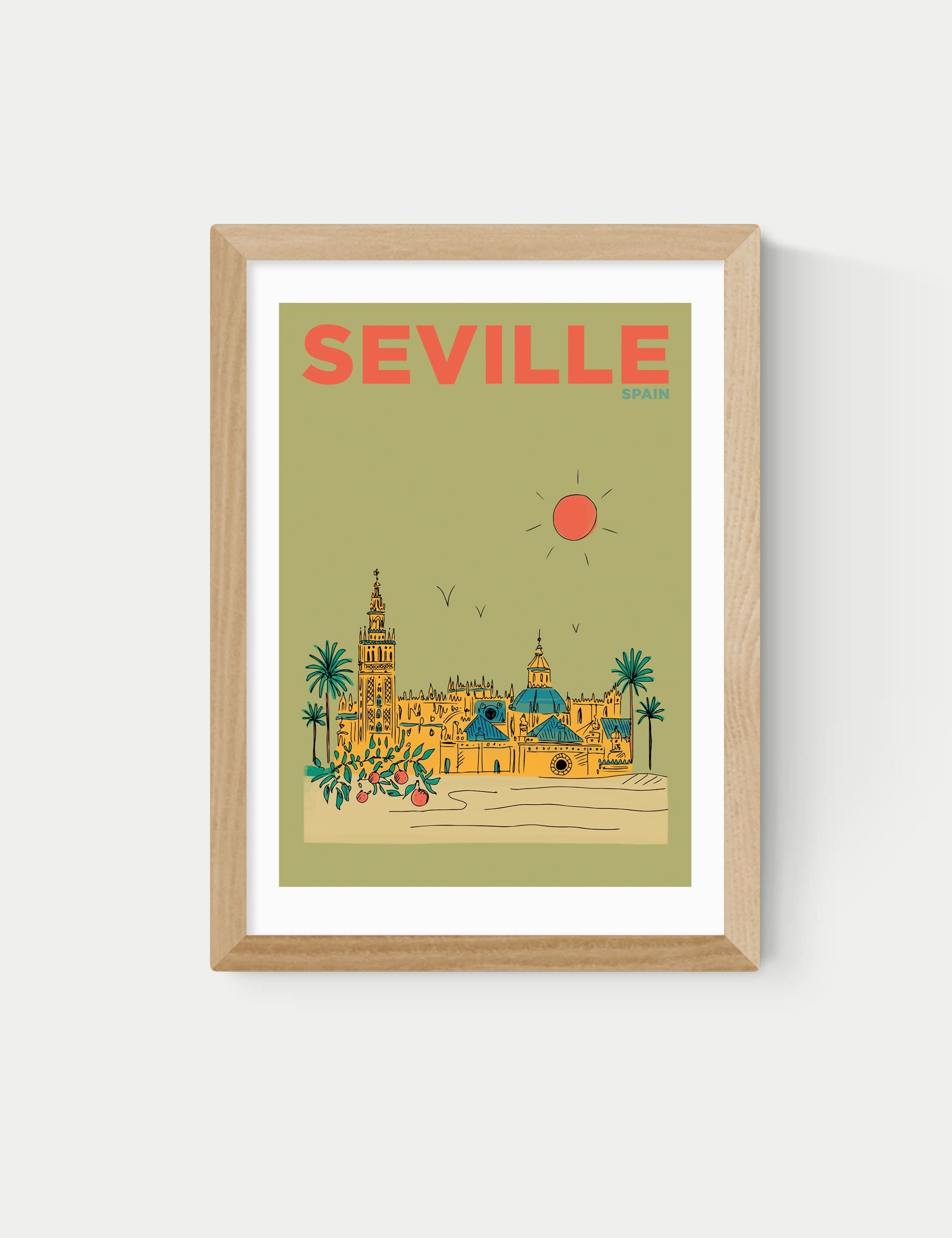 East End Prints Seville Framed Art Print