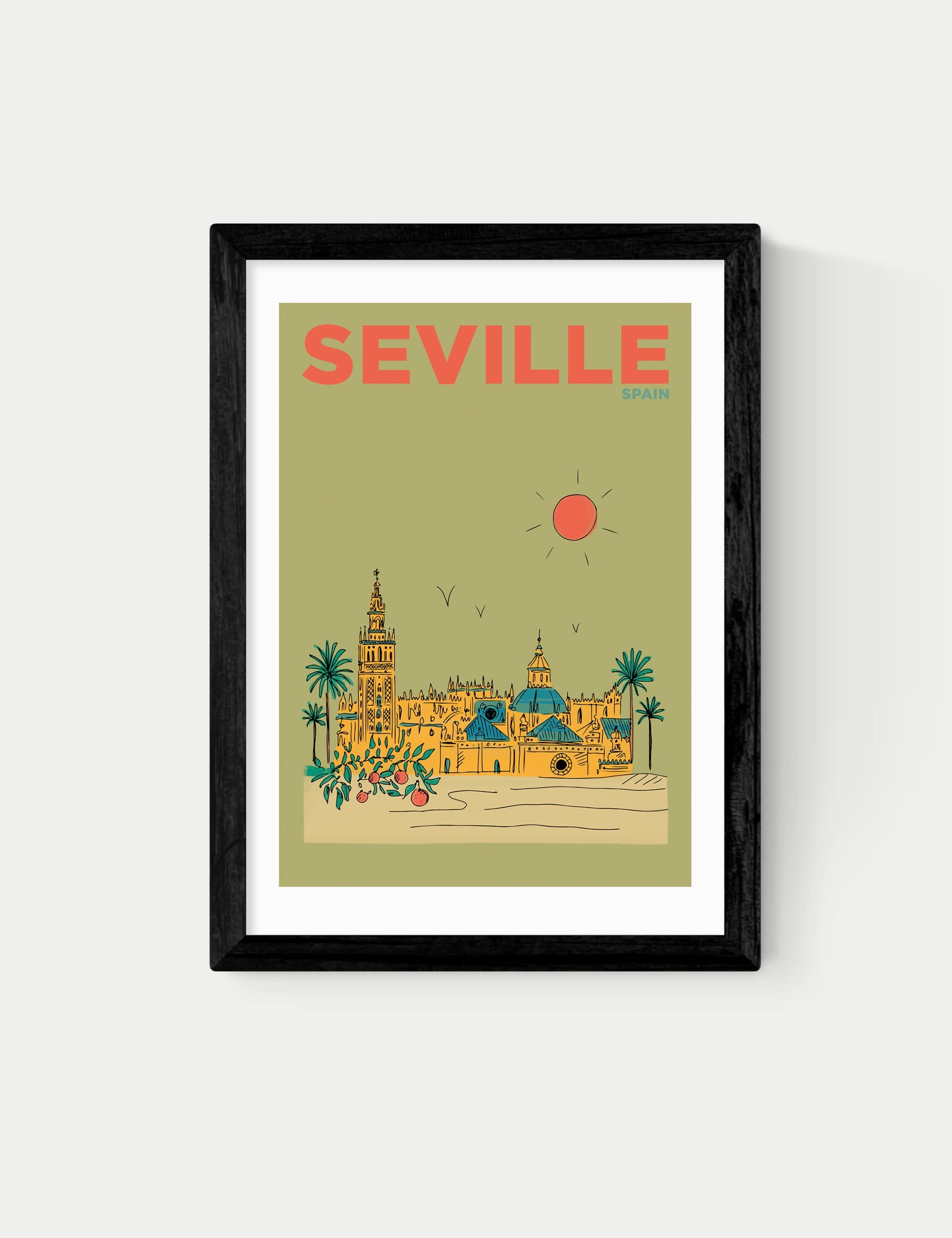 East End Prints Seville Framed Art Print