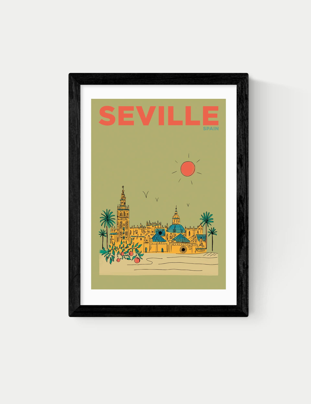 East End Prints Seville Framed Art Print
