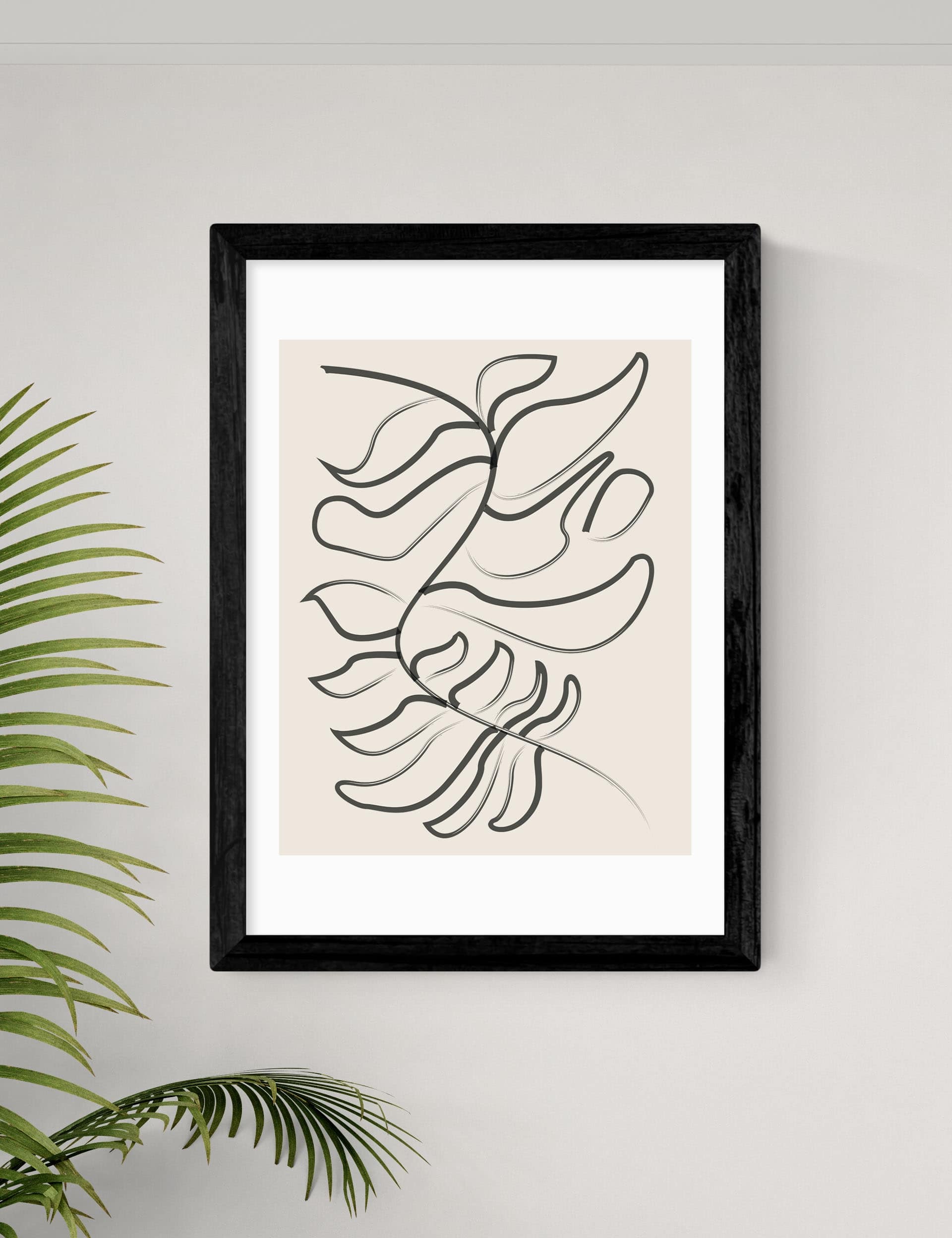 East End Prints Sprung Flower Love Child framed art print, UK version