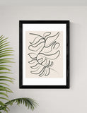 East End Prints Sprung Flower Love Child framed art print, UK version