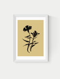 East End Prints Mono Botanical 3 Framed Art Print