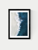 East End Prints Ocean Aerial Framed Art Print
