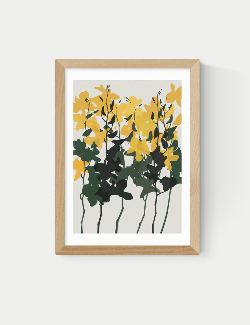 East End Prints Orchids 7 Framed Art Print