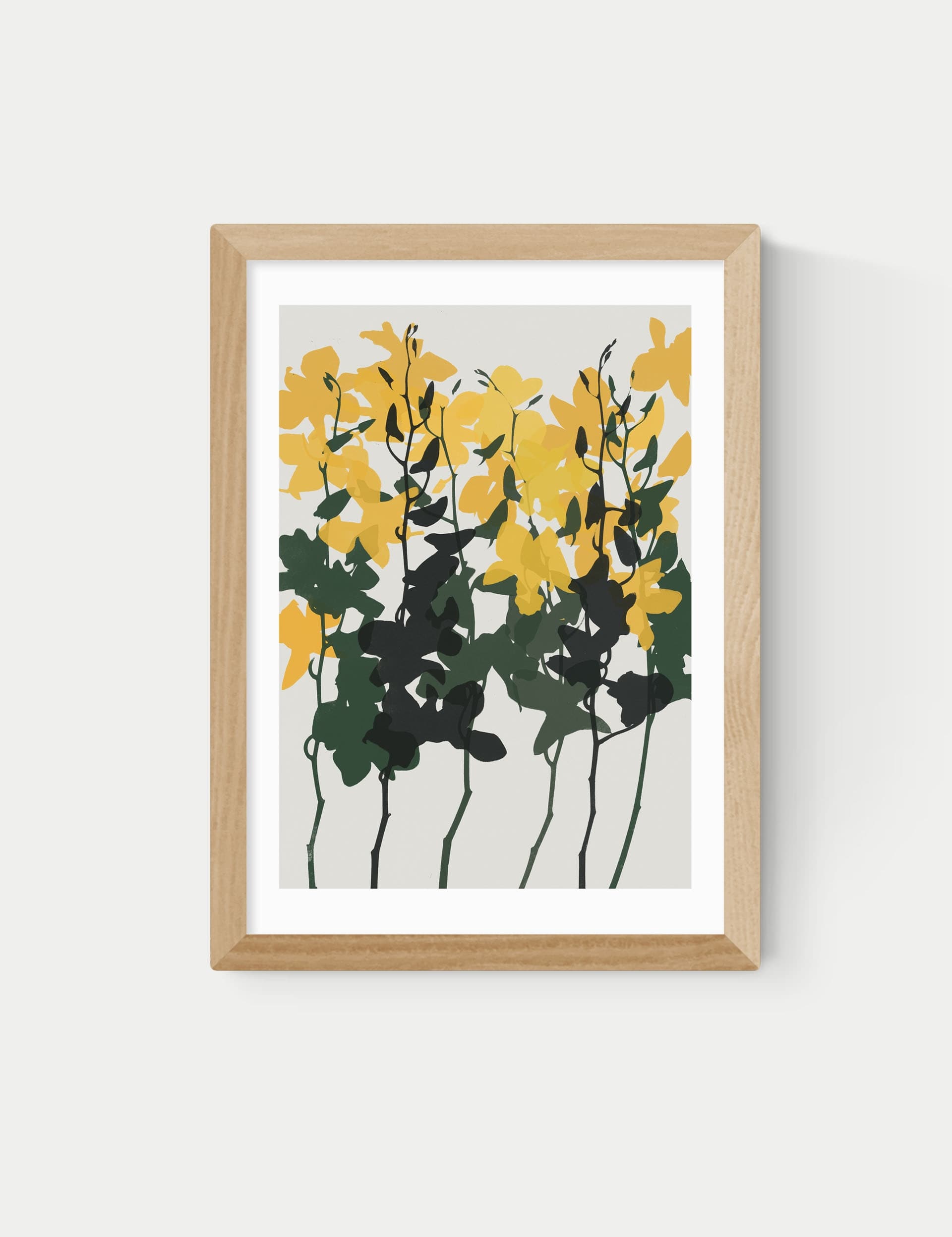 East End Prints Orchids 7 Framed Art Print