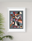 East End Prints Graphic IX framed art print (British brand)