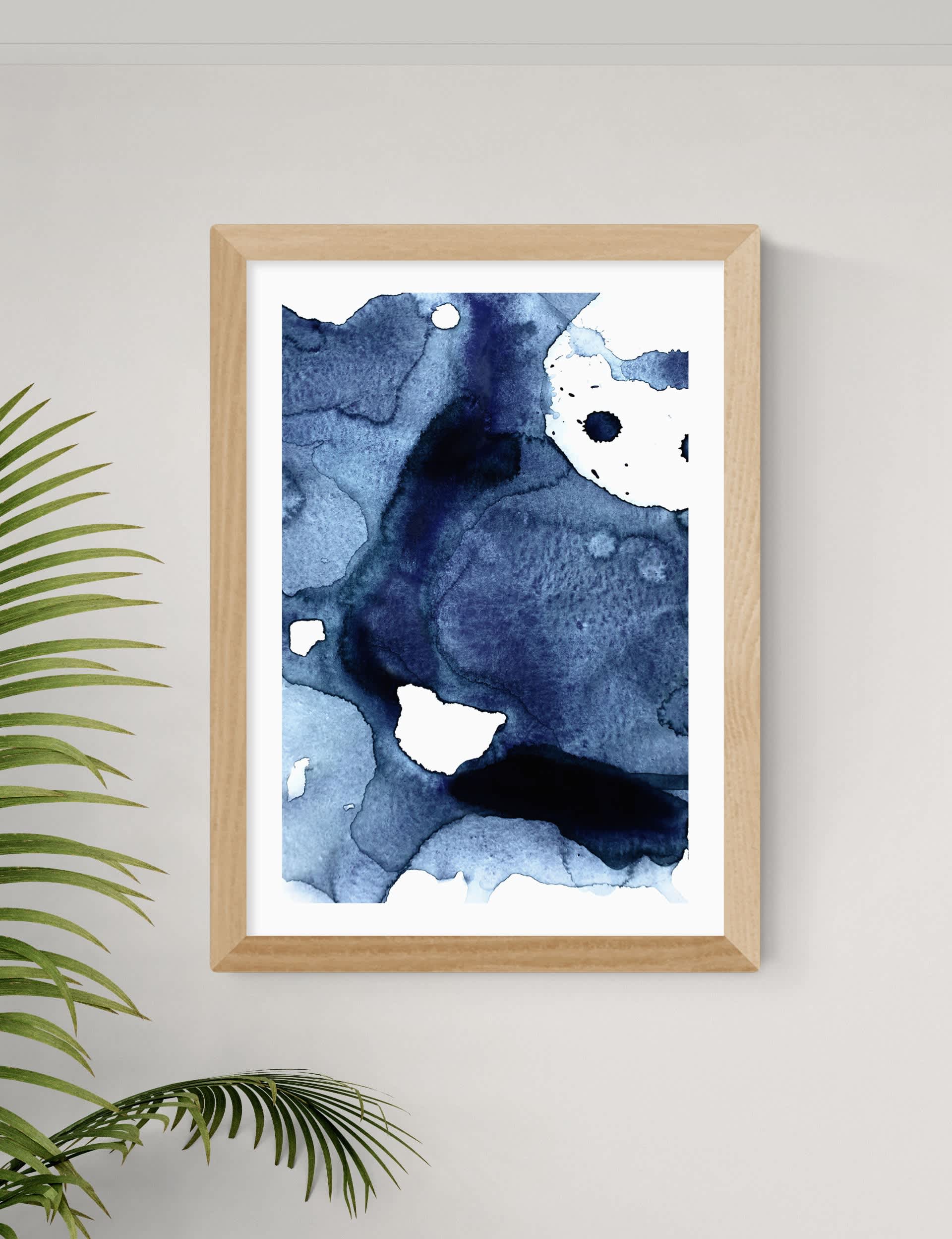 East End Prints Ink Framed Art Print