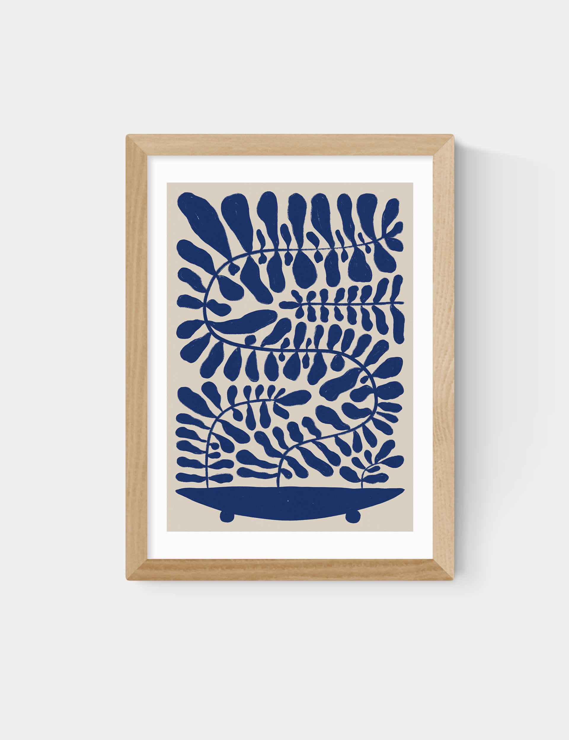 East End Prints One Hundred Leaved Plant VII Framed Art Print