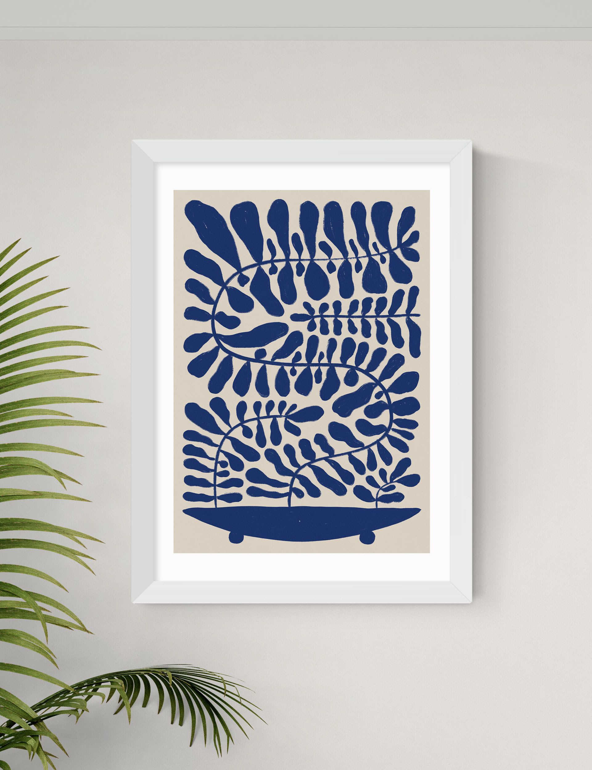 East End Prints framed botanical art print, UK version