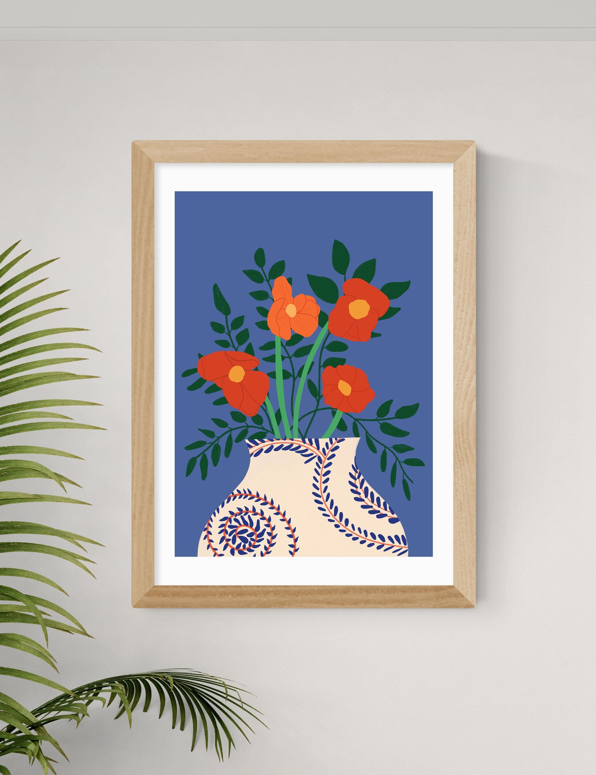 East End Prints Poppy Framed Art Print