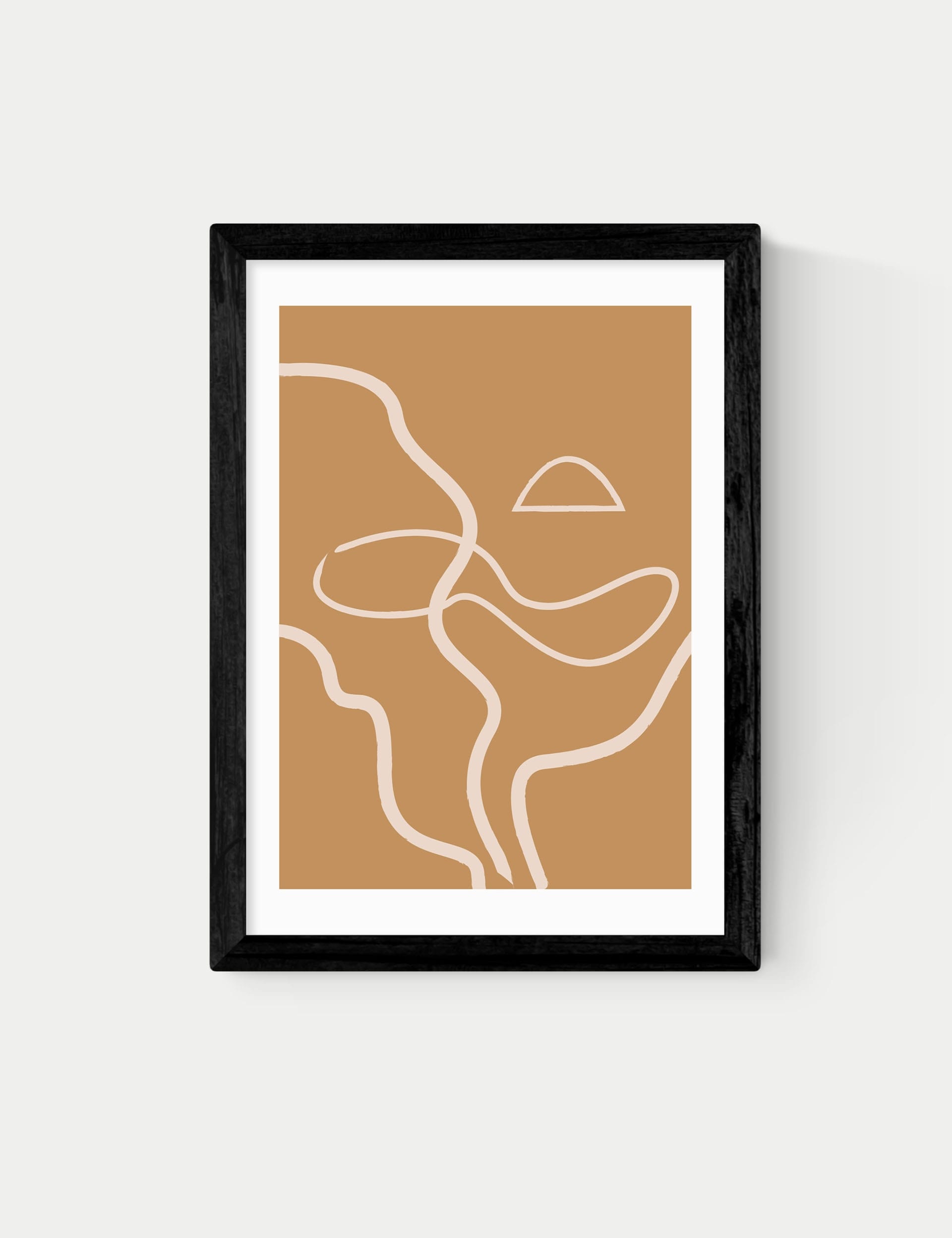 East End Prints The Line framed art (British brand)