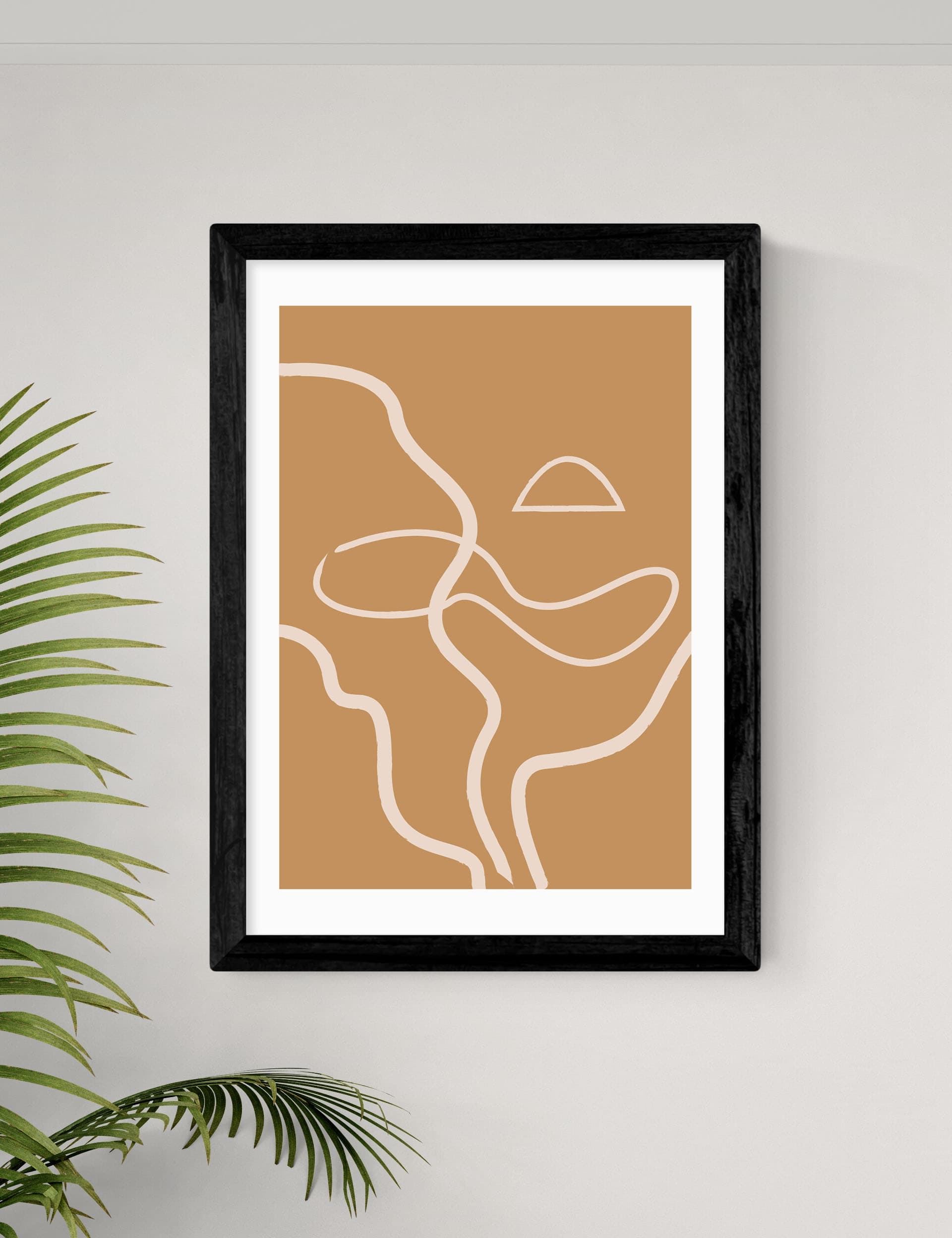 East End Prints The Line framed art (British brand)