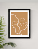 East End Prints The Line framed art (British brand)