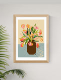 East End Prints Tulips Framed Art Print