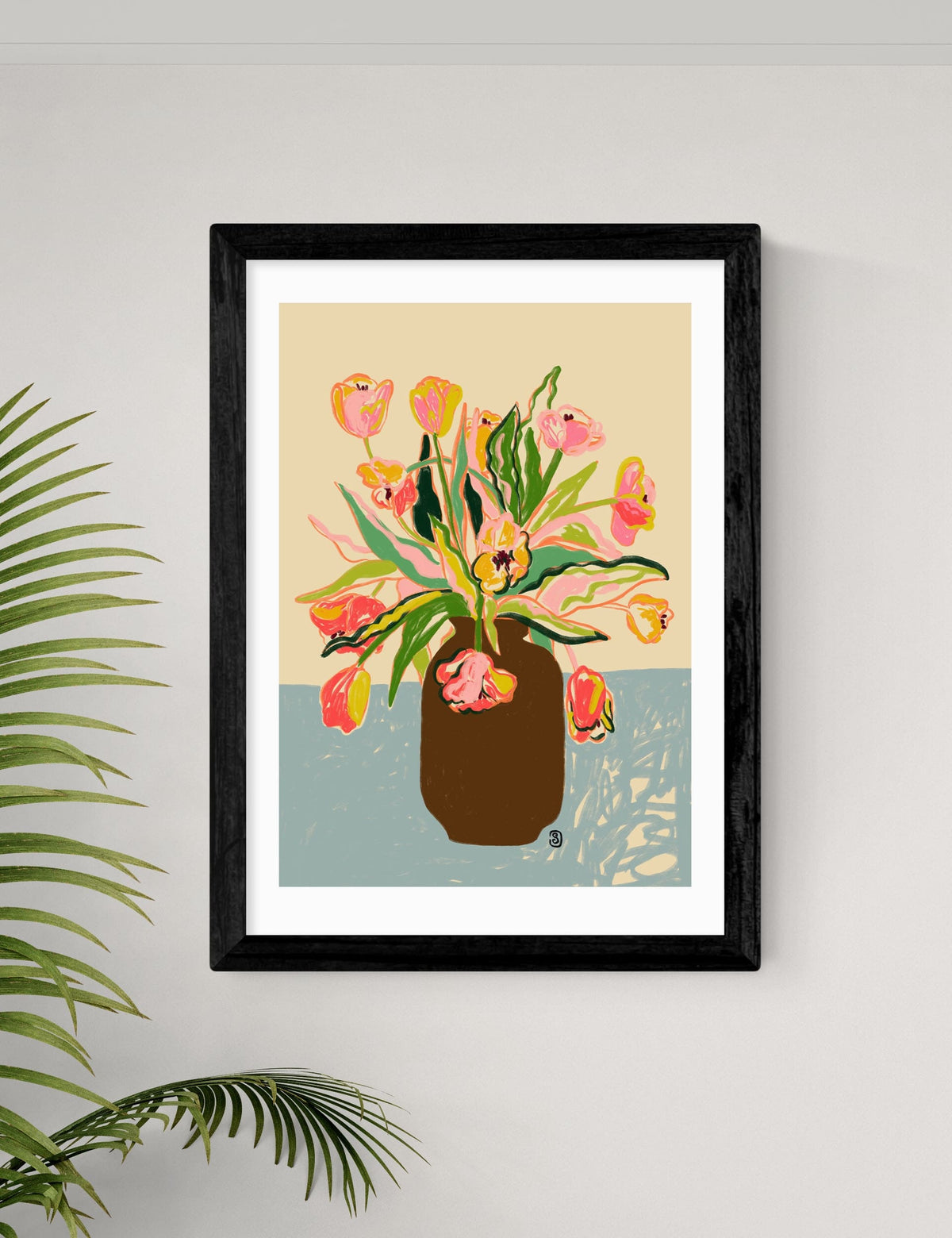 East End Prints Tulips Framed Art Print