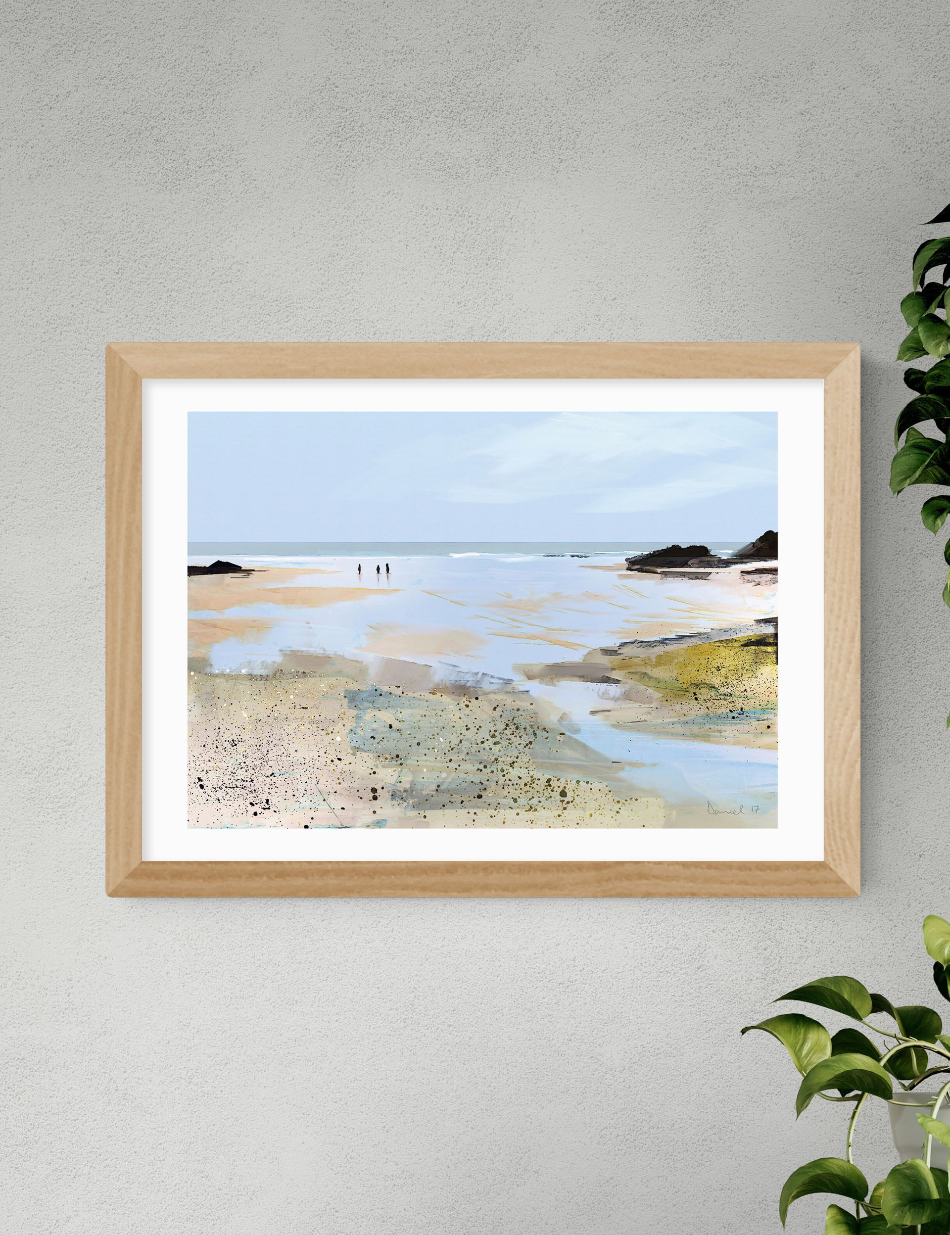 East End Prints Sea View Framed Art Print