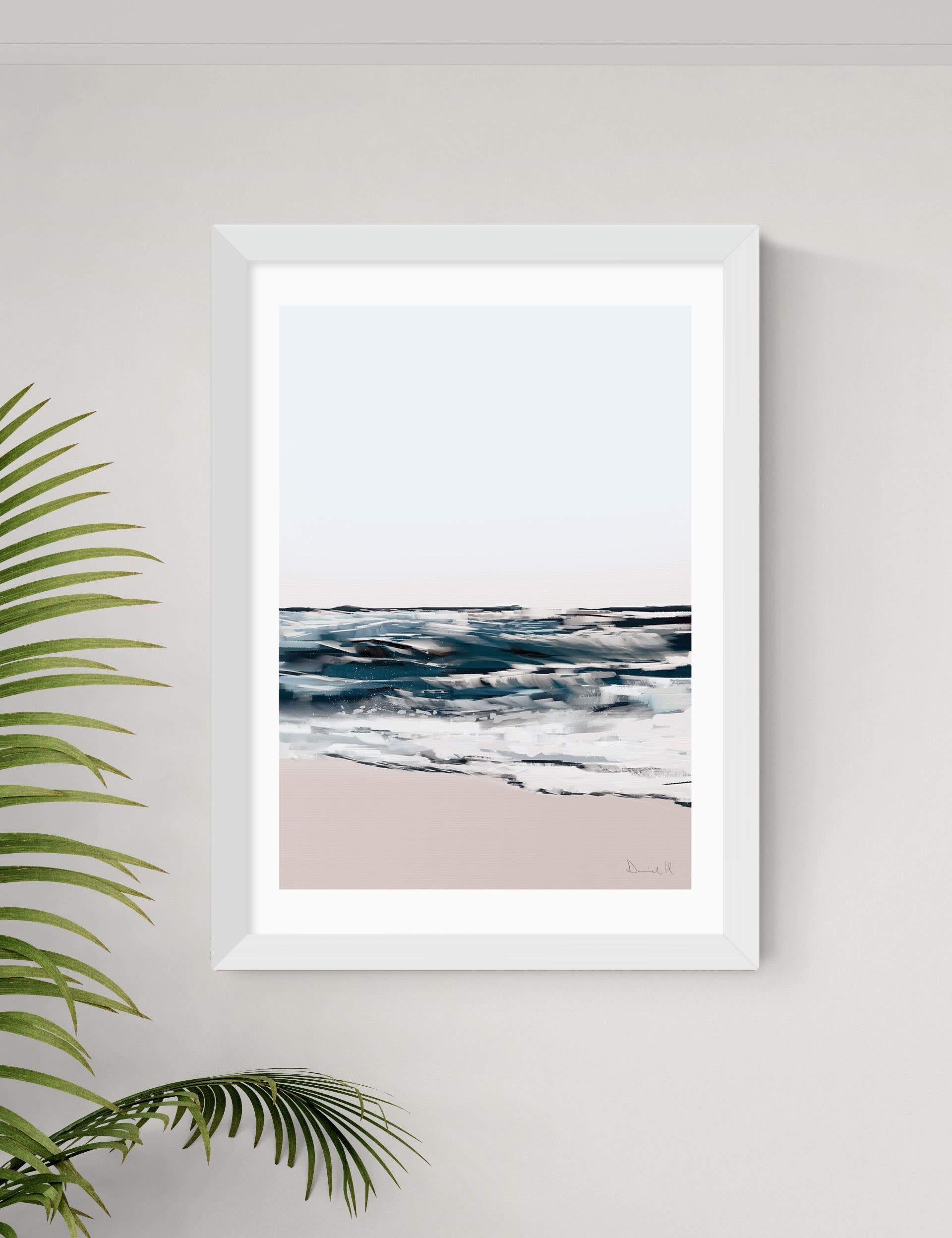 East End Prints Seashore Framed Art Print