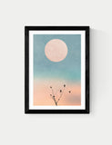 East End Prints framed art print Waking Up Warm, imported from the UK