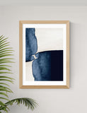 East End Prints Watercolour Abstract Rectangle Framed Art
