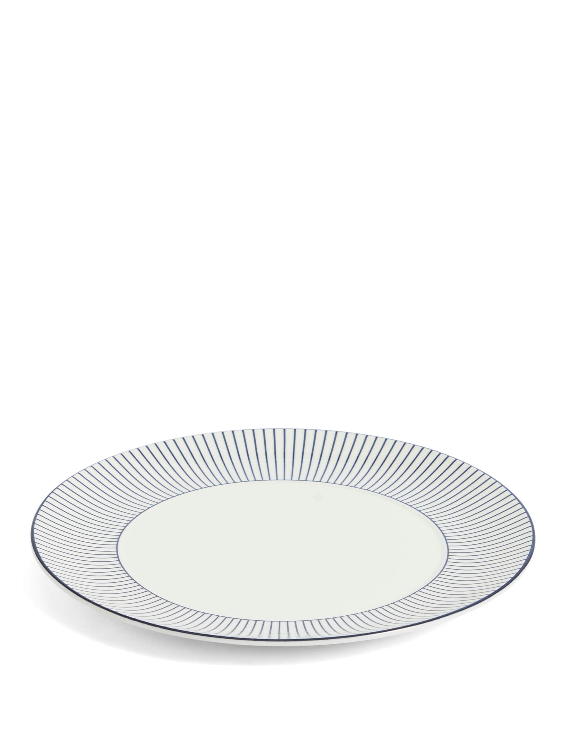 Wedgwood Gio Pinstripe plates set of 2 23.8cm, imported from the UK