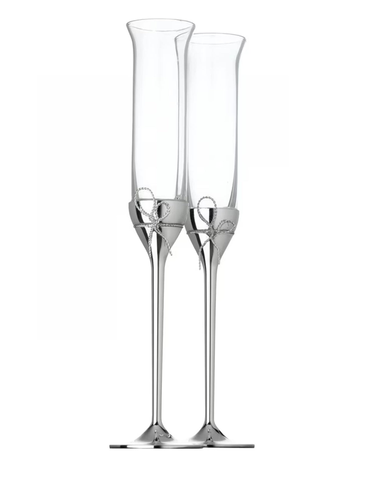 Vera Wang Love Knot crystal flutes set of 2 - British product