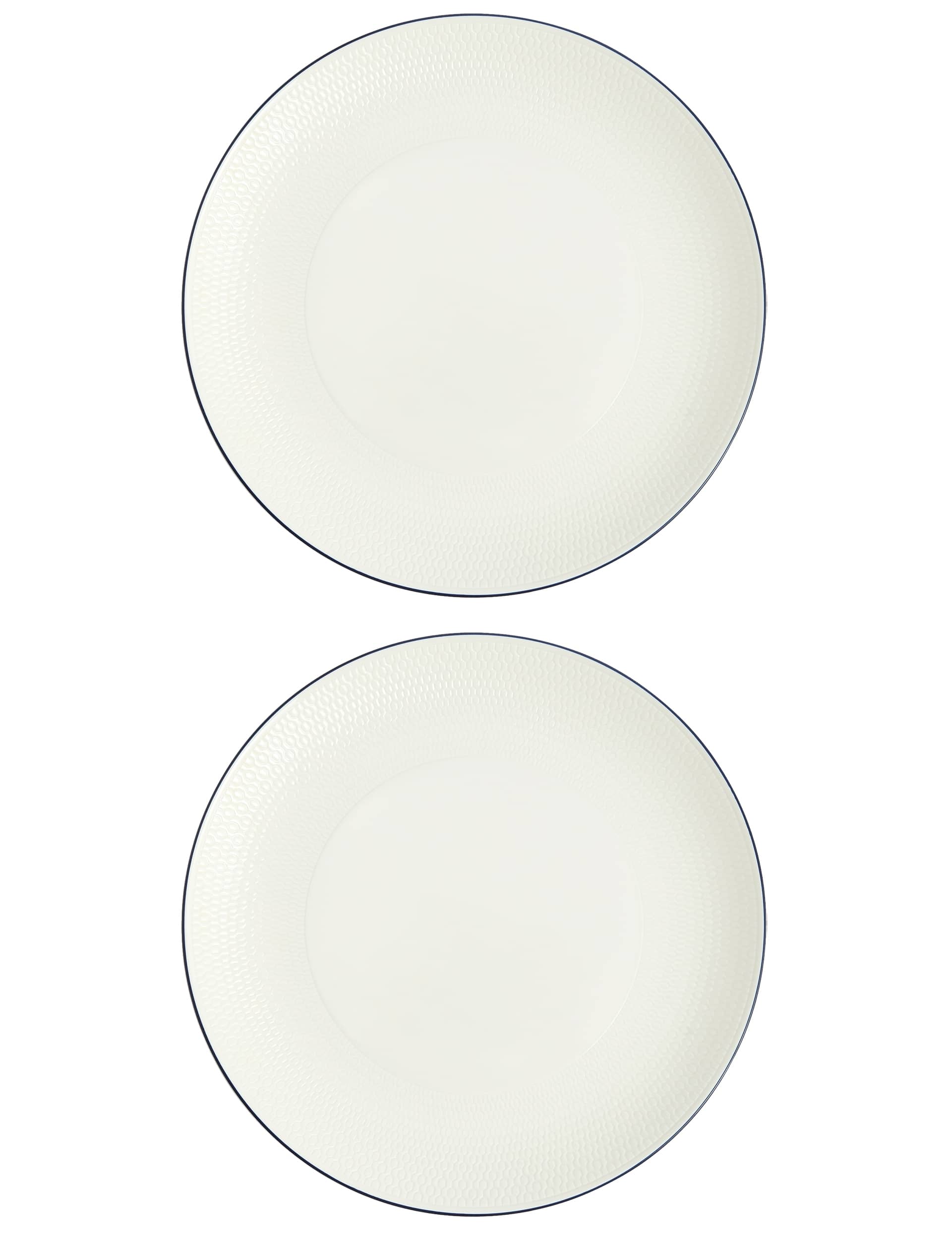 Wedgwood Gio dinner plates set of 2 fine bone china, imported from the UK