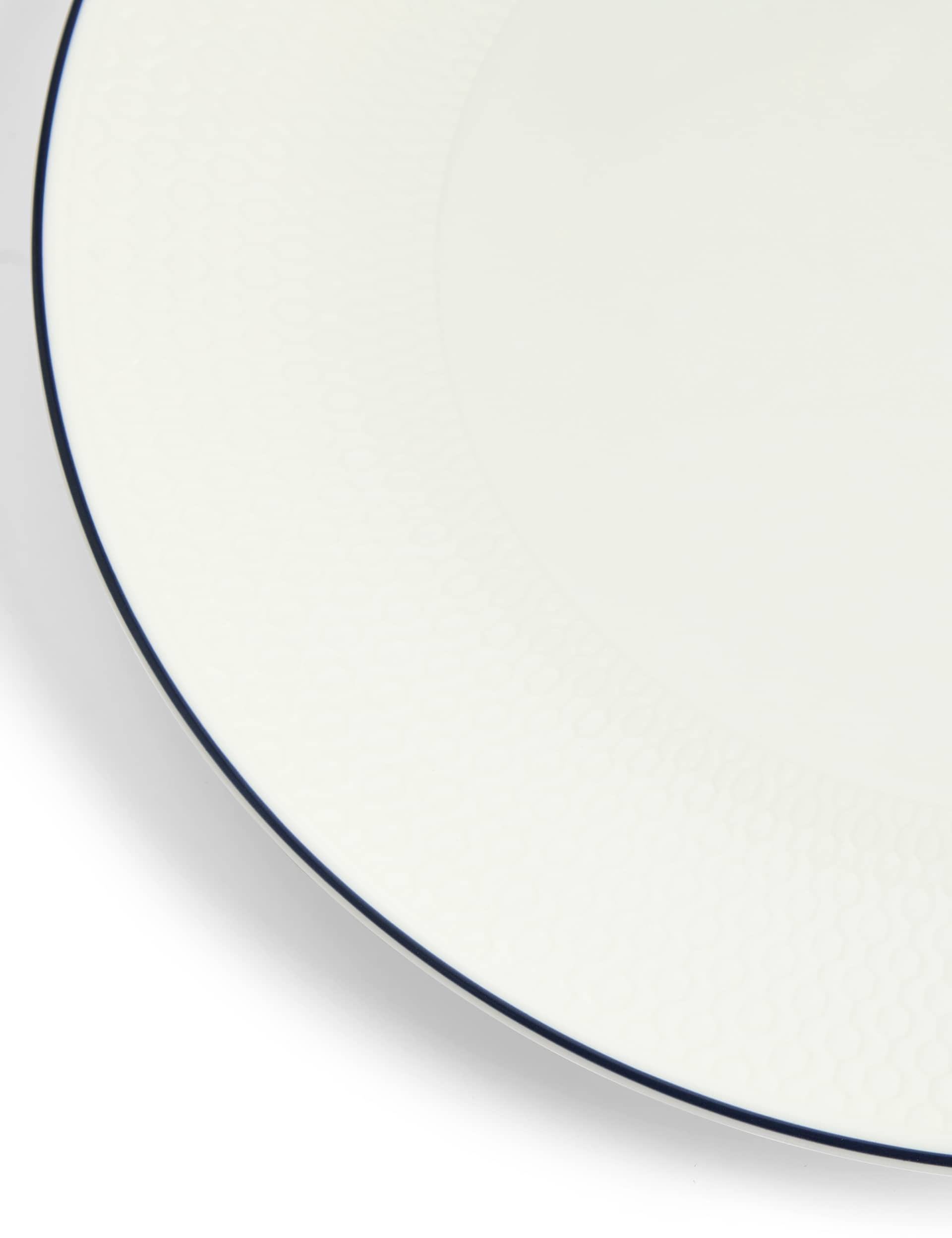 Wedgwood Gio dinner plates fine china blue rim, imported from the UK
